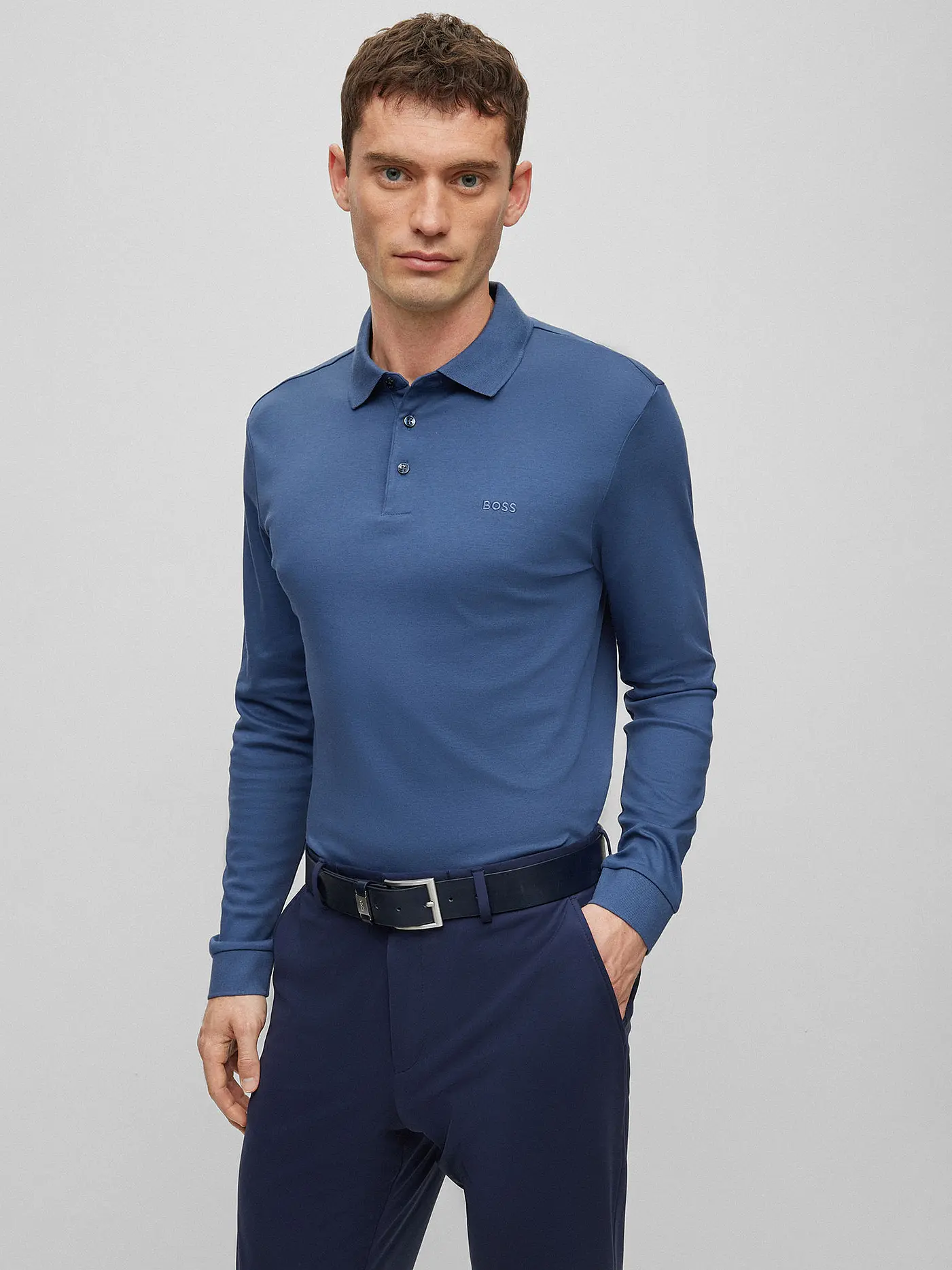 BOSS | Poloshirt Regular Fit PADO 11 | blau